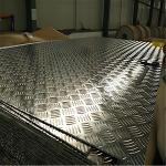 Mill Finish 3003 5052 Aluminum Diamond Plate 40 Brinell Hardness Customizable