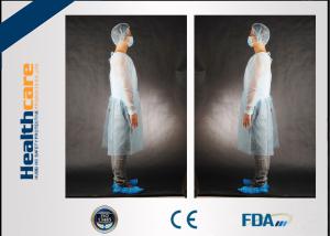 Wholesale PP/SMS/SMMS Disposable Exam Gowns Antibacterial Fluid Resistant from china suppliers