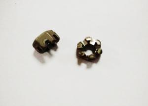 Wholesale Environmentally Friendly Thickening Slotted Hex Nut , M18 X 1.5 Slotted Lock Nut Thickness 8mm from china suppliers
