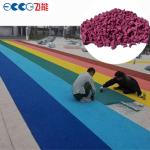 Anti Aging EPDM Synthetic Rubber Running Track Material Playground Edge Rubber