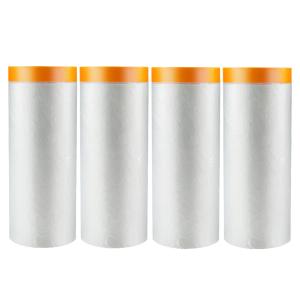 Wholesale Paper Adhesive Pre Taped Masking Film Plastic Sheeting For Auto Paint from china suppliers
