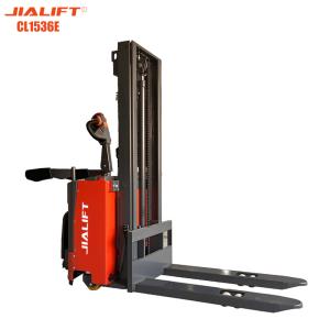 Wholesale Electric stacker(Standing on) CL1536E Rated traction weight 1500kg Lifting height 3600mm Electric Reach Stacker from china suppliers