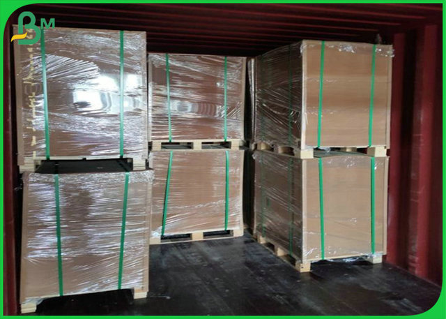 300g + 15g PE Food Grade Kraft Board For Making  kraft leakproof Box 