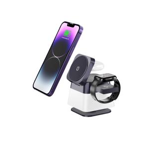 Wholesale 4-in-1 Wireless Charging Stand with Night Light 15W/10W/7.5W/5W Output from china suppliers