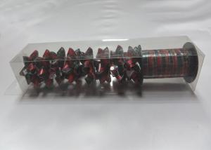 China PP Solid and metallic Printed Gift Wrap Ribbon combined with Star bow for Christmas on sale