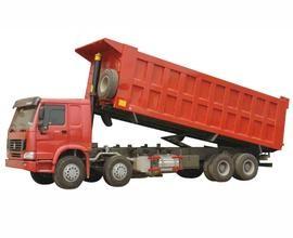 Wholesale popular type HOWO 8 by 4 dump truck / tipper truck / dumper lorry HW76 cab with one berth from china suppliers