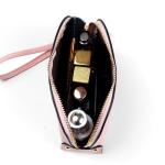 Recyclable Half Moon Shape Makeup Travel Bag With Tassel