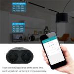 Factory wholesale EU standard 15A WiFi enabled electrical plug outdoor plug and