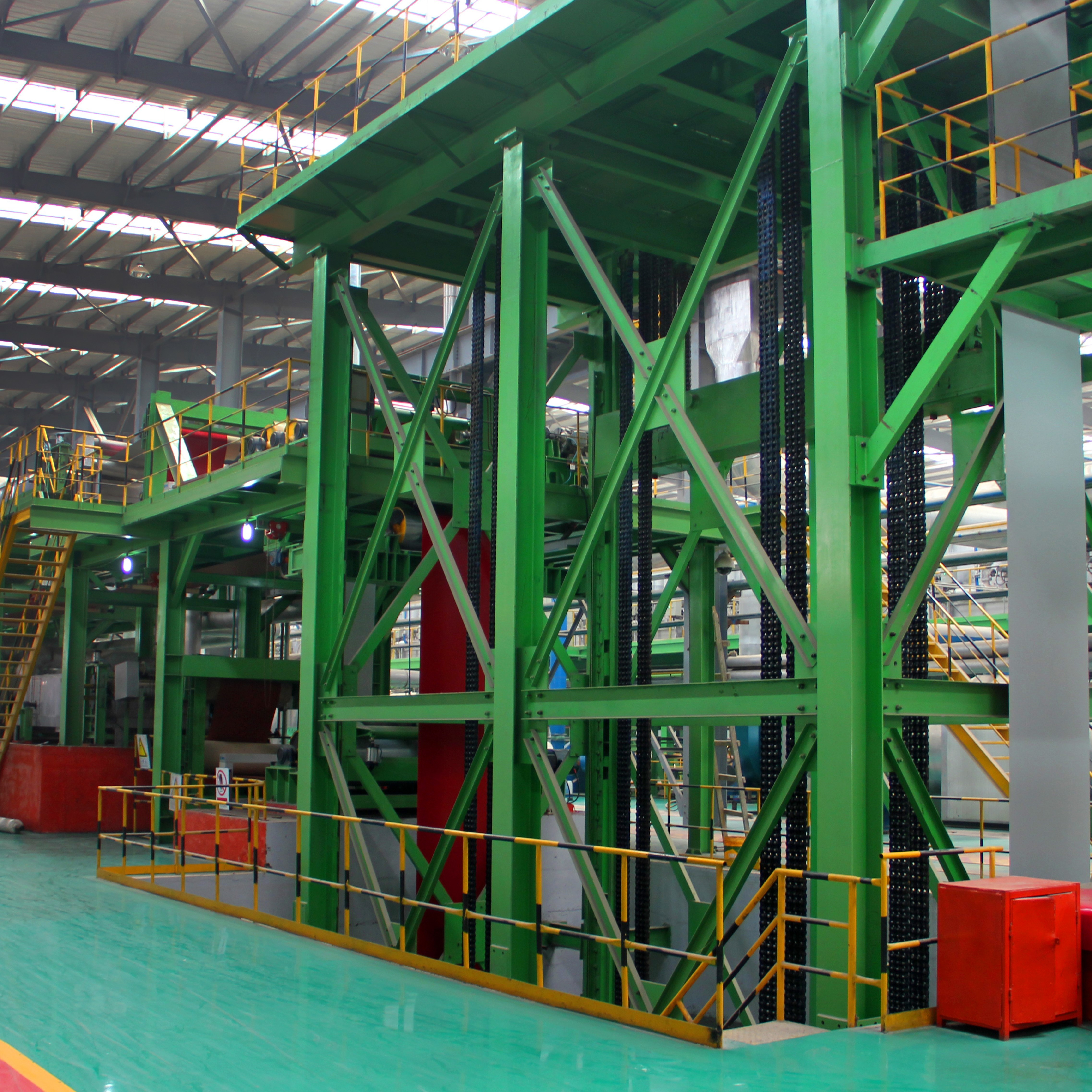 Carbon Steel Color Coating Line For Flat Steel Metal 150000 T/Y