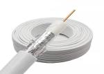 RoHS Approved White RG6 Coaxial Cable For Video Applications