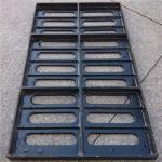 High Security Cast Iron Gully Grate Shock Absorption For Highway / Airport