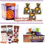 Easter Wedding Halloween Opp Printing Packing Christmas Candy Bag,Halloween Food