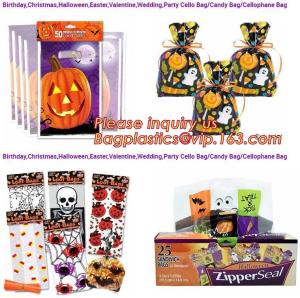 Wholesale Easter Wedding Halloween Opp Printing Packing Christmas Candy Bag,Halloween Food Container Pouch Candy Baking Cookies Pa from china suppliers