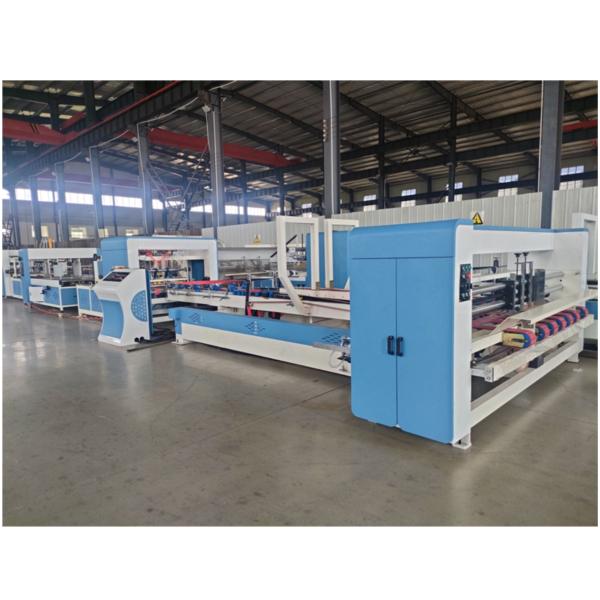 380V High Configuration Automatic Folding Gluing Machine for Corrugated Carton Boxes