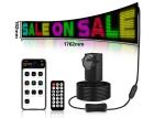 Scrolling Advertising LED Signs Flexible Bluetooth Full RGB 5VDC USB Cable Power