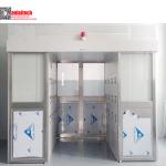 Cago Pass through air shower for material