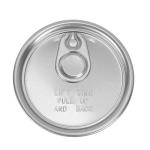 Aluminum Easy Open Lid , Metal Coffee Can Lid For Round Embossed Tall Coffee Tin