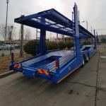 Fuwa/BPW Axle 2 Axle Hydraulic Lifting Upper and Lower Platform Car Transport