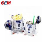Customized 3D Plastic Bucket Container for Popcorn