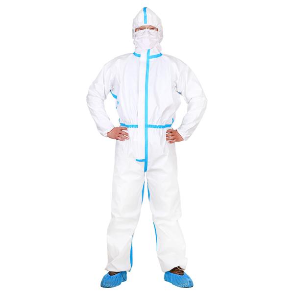 Disinfect Bio Security Type 4 Disposable Coveralls 65g SF Microporous Suit For