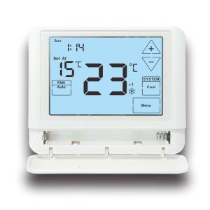 Wholesale Programmable Touch Screen Smart Home Thermostat 24V 1 Heat 1 Cool 7 Days from china suppliers