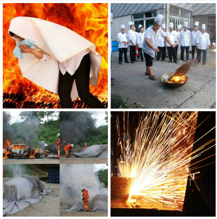 430gsm Fire Extinguisher Blanket Roll BS EN 1869-1997