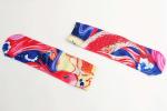 Quick Dry Colorful Picture 3D Printed Socks DTM Ground Toe Customized