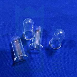 Wholesale High temperature and high purity silica quartz glass tube quartz with flange tube quartz flanged test tube from china suppliers
