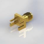 3.5mm RF Coaxial Connector Soldering 34GHz Precision RF Connectors