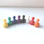 Sintered NdFeB Hook Magnet, N35, Permenent Office Magnets in Purple Color