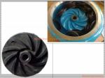 Rubber Lined Impeller Pump Parts , Pump Impeller Replacement Anti - Corrison