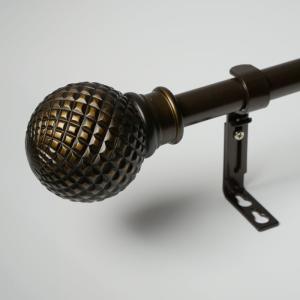 Wholesale 24 Inch Decorative Adjustable Copper Pipe Curtain Pole from china suppliers