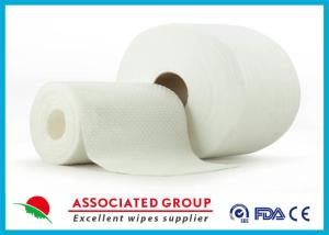 Wholesale Non Woven Embossed / Big Dot Texture Spunlace With Viscose and Polyester from china suppliers