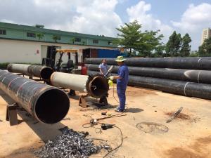 Wholesale Professional Pneumatic Pipe Cutting Beveling Machine For Process Plant / Fabrication from china suppliers