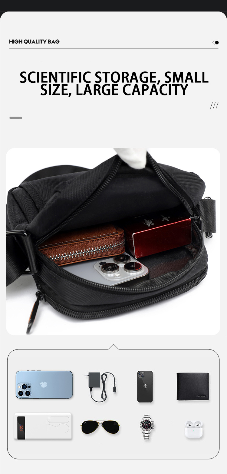Men's Casual Messenger Bags Custom Logo Shoulder Bags