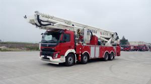 Wholesale Volvo Chassis 6x6 Drive 70 Meter Aerial Ladder Fire Truck With Rescue Platform from china suppliers