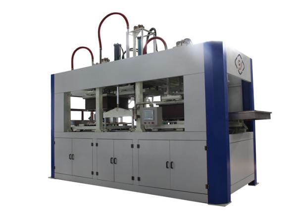 Biodegradable Fully Automatic Pulp Molding Equipment , PLC + Touch Screen