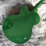 Custom Grand Gret Model Semi Hollow Body Jazz Electric Guitar In Green Color