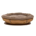 Luxury Suede Fabric Grey Memory Foam Dog Bed Warm Design Lightweight Non - Slip