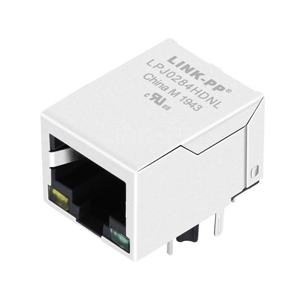 HR861153A Compatible LINK-PP LPJ0284HDNL 10/100 Base-T POE RJ45 Jack With