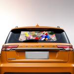 Long Life Transparent Car LED Advertising Screen Energy Saving