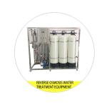 Reverse Osmosis Water Treatment Equipment Fiberglass Tank 1 Ton RO Deionized