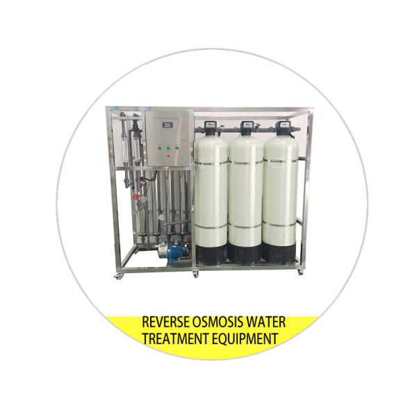 Reverse Osmosis Water Treatment Equipment Fiberglass Tank 1 Ton RO Deionized