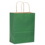 CMYK 4 Color Offset Printing Kraft Paper Bags With Handle For Business Gravure