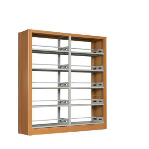 Wholesale Adjustable Plate 6 Layers Metal Woodgrain Library Bookshelves from china suppliers