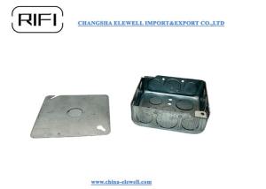 Wholesale UL Listed Outdoor Electrical Galvanized Metal 4x4 Square Junction Boxes from china suppliers