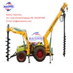 Custom Made Tractor Post Hole Borer , Large Post Hole Digger For Kubota Tractor