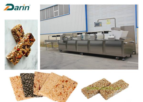 Healthy High Capacity Cereal Bar Making Machine Muesli Bar Granola Bar Cutting