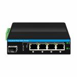 5 Port 10/100/1000mbps Ethernet Switch 4RJ45+1SFP Outdoor Poe Switch Manufacture