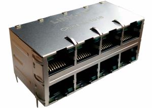 Wholesale Rj45 Stacked Connectors 85727-1012 Gigabit 2x4 Molex Rj45 ModJack 85727-1013 from china suppliers